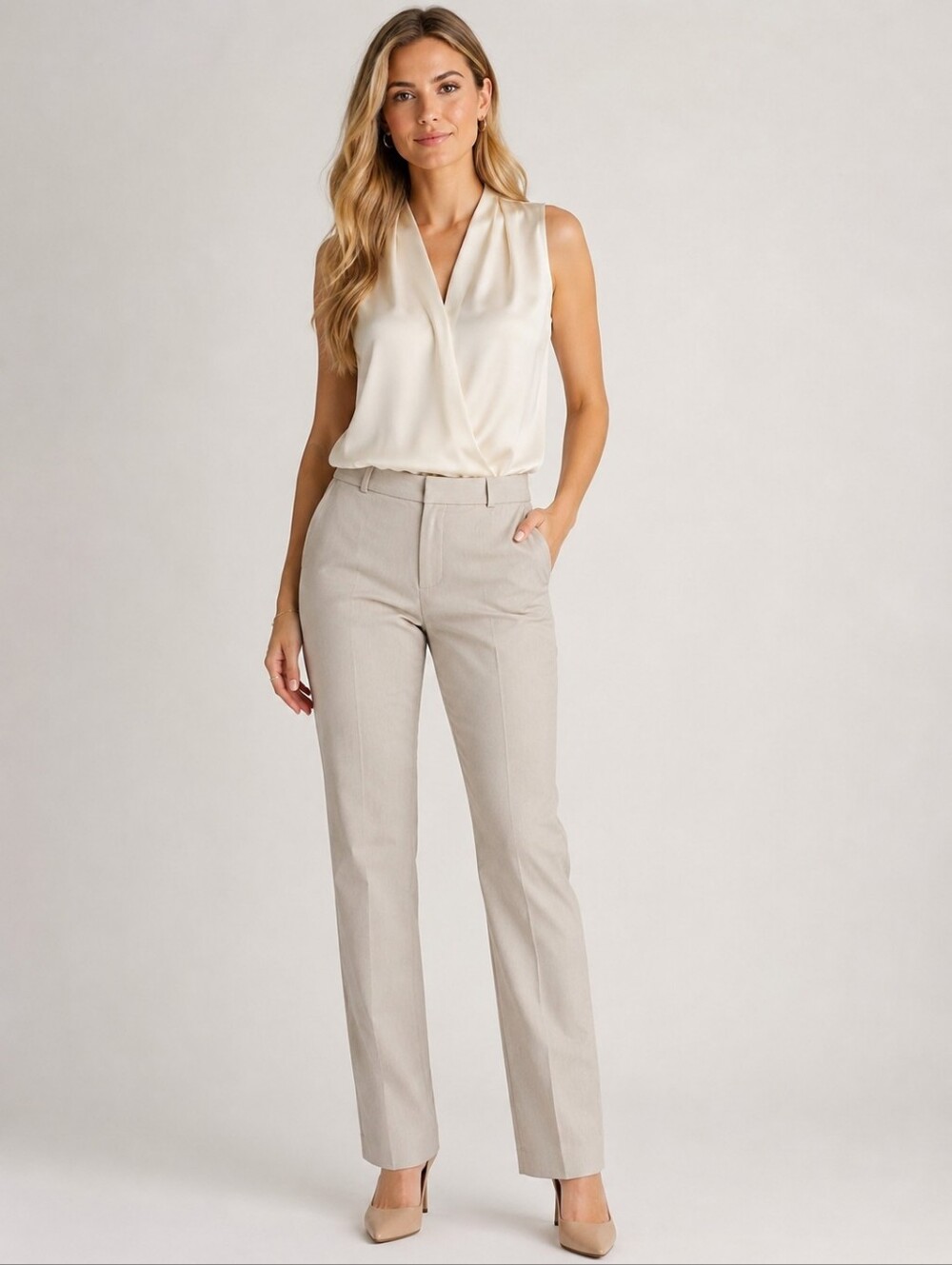 ❤️ NWOT! BANANA REPUBLIC RYAN FIT STRAIGHT LEG PANTS / TROUSERS, 4 (27)